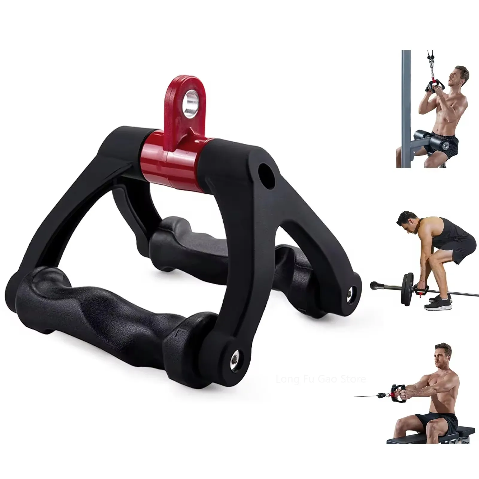 Landmine Barbell Attachment - Ergonomics V-Shaped Rowing Bar 360°Rotating V-Handle